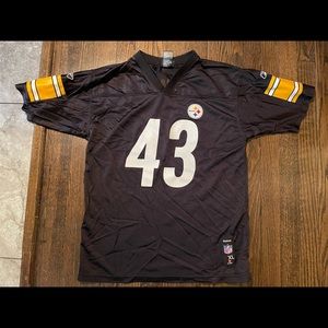 Troy Polamalu Pittsburgh Steelers Youth XL NFL Reebok Football Jersey
